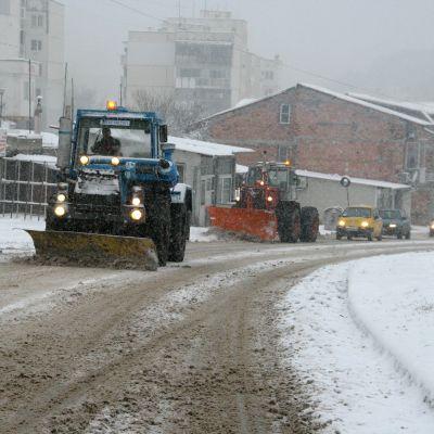 Велико Търново, сняг, зима, снегорин