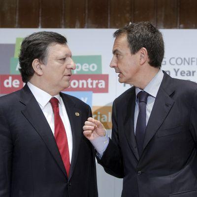 Жозе Барозу и Сапатеро