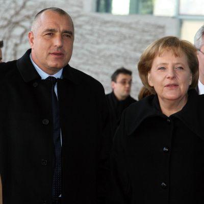 Българският премиер Бойко Борисов и германският канцлер Ангела Меркел