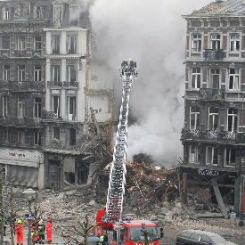 Два блока се срутиха в Белгия след авария в газопреносната мрежа