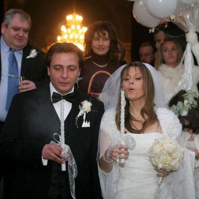 Сватбената церемония на Славка Найденова и Филип на 19 януари през 2008 година