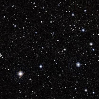 Гигантска група от галактики на 7 млн. светлинни години от Земята, открита от Европейската обсерватория (ESO) в Чили