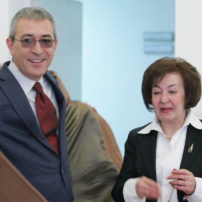 Председателят на ВКС Лазар Груев и шефката на Инспектората Анна Караиванова