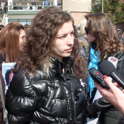 Шествие в Благоевград в подкрепа на заляти с киселина студентки
