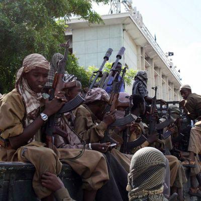 Сомалийски бунтовници в Могадишу