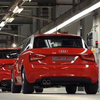 Началото на производството на новия модев Audi 1 в завода в Брюксел