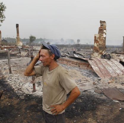 Хиляди хора останаха без дом след пожарите в Русия
