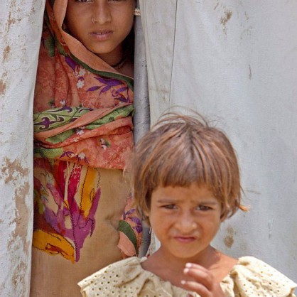 Мизерстващи деца в Пакистан