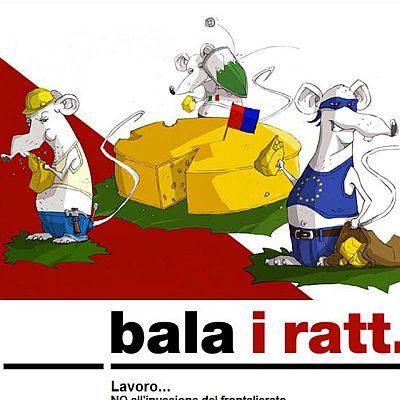 Плакати, изобразяващи румънците и италианците като плъхове, шокираха Швейцария
