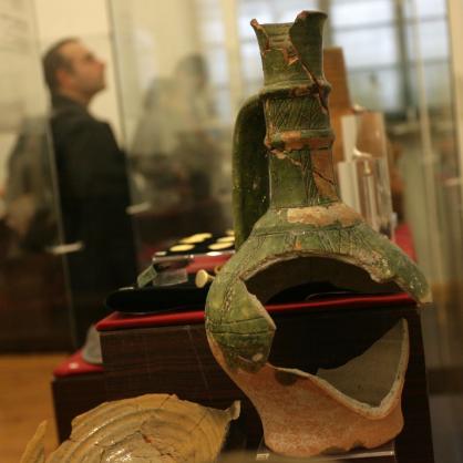 Изложбата е подредена в Националния археологически  институт с музей при БАН
