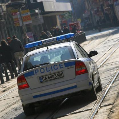 Полицейска кола, патрулка в София