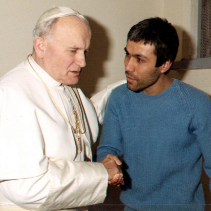 Йоан Павел ІІ с Мехмед Али Агджа