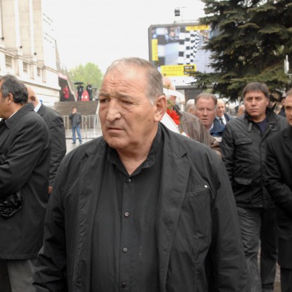 Димитър Пенев на поклонението на Иван Славков
