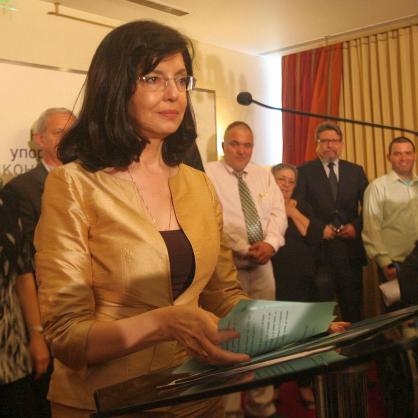 Меглена Кунева беше издигната за независим кандидат за президент