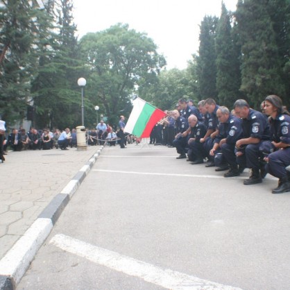 Поклонението пред говорителя на Областната дирекция на полицията в Стара Загора – Йонка Георгиева