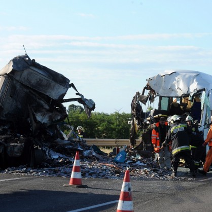 Автобусна катастрофа в Унгария