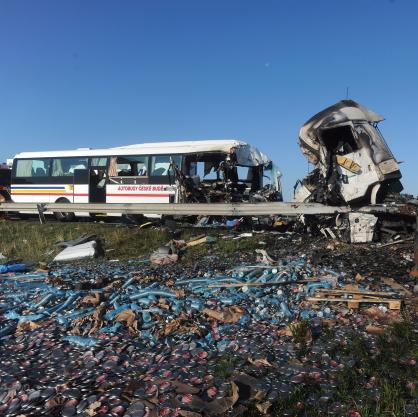 Автобусна катастрофа в Унгария