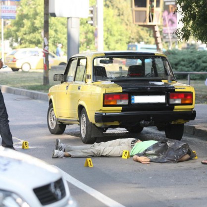 Шофьори се стреляха в София