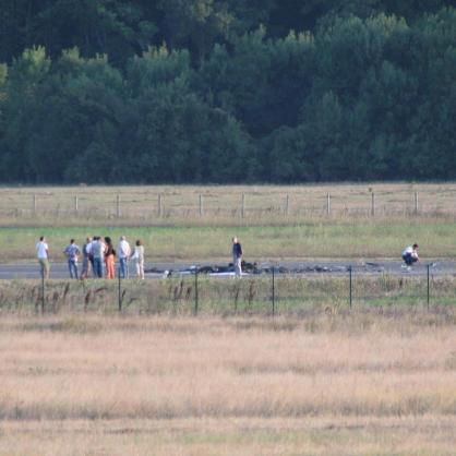 Двама мъже загинаха в самолетна катастрофа в Приморско