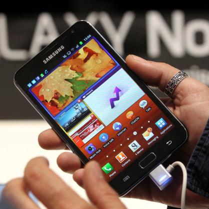 Международно търговско изложение за битова електроника (IFA 2011) - Samsung Galaxy Note