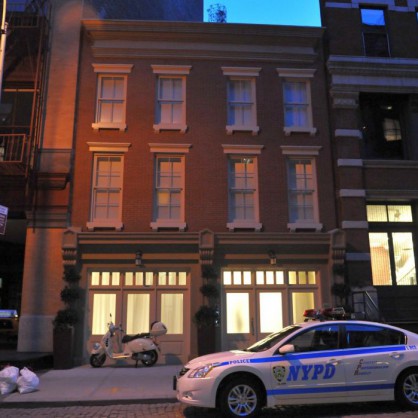 Къщата в квартал Трайбека - Ню Йорк, в която Строс-Кан беше под домашен арест