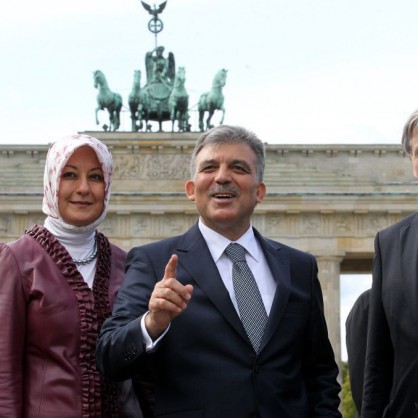 Турският президент Абдуллах Гюл и съпругата му са на официално посещение в Германия