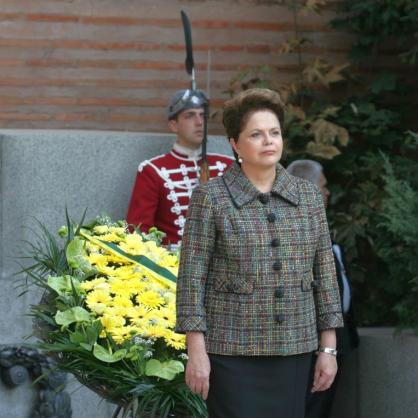 Официално посрещане на президента на Бразилия Дилма Русеф