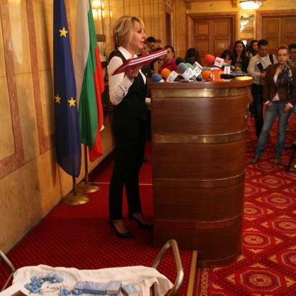 Депутатът  от Коалиция за България Мая Манолова