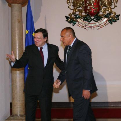 Бойко Борисов се срещна с председателят на Европейската комисия Жозе Мануел Барозу