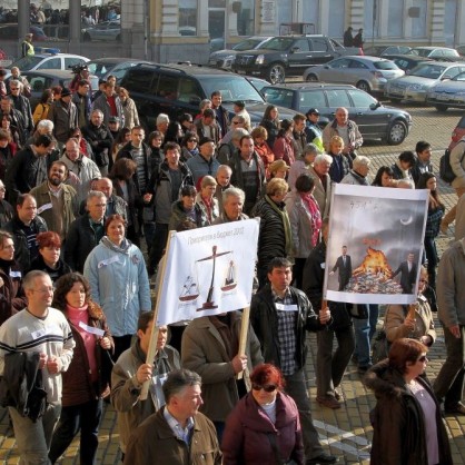 Протестно шествие на Българската академия на науките