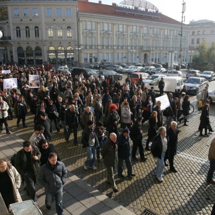 Протестно шествие на Българската академия на науките