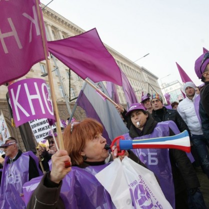 Национален протест на синдикатите КТ 