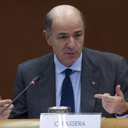 Корадо Пасера - министър на икономиката на Италия