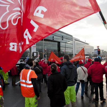 Национална стачка скова Белгия