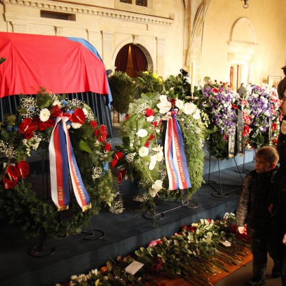 Погребението на Вацлав Хавел