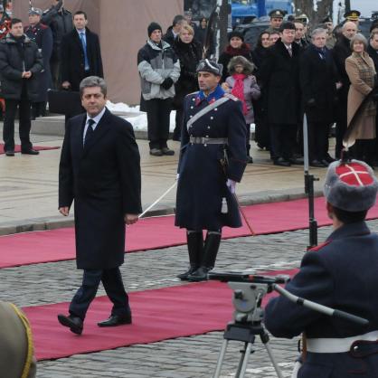Президентът Росен Плевнелиев встъпва в длъжност