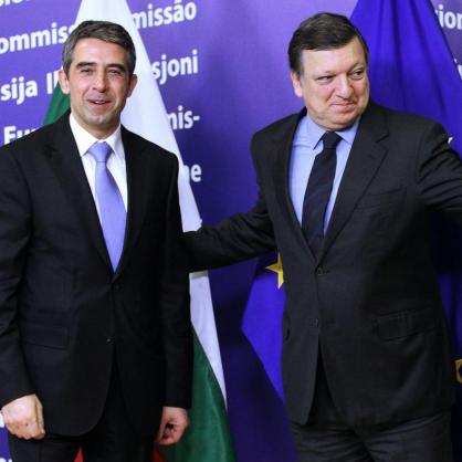 Росен Плевнелиев бе приет в Брюксел от Жозе Мануел Барозу, председател на ЕК