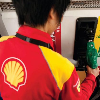 Бензиностанция Shell