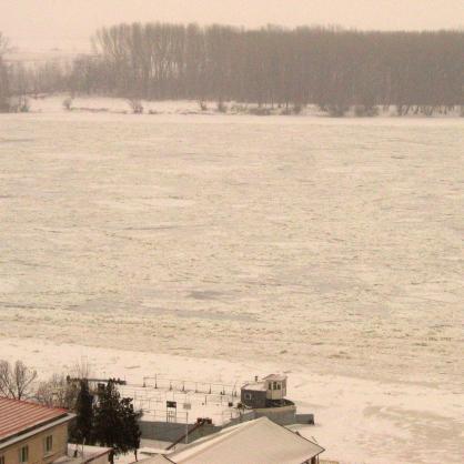 Дунав замръзна край Силистра