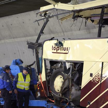 Автобусна катастрофа в Швейцария