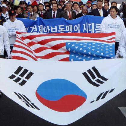 Споразумението за свободна търговия между САЩ и Южна Корея влезе в сила