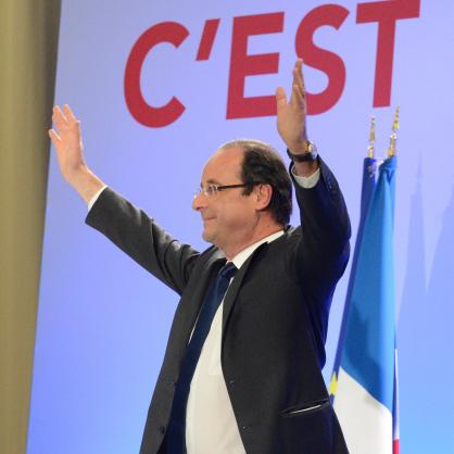 Социалистът Франсоа Оланд спечели най-много гласове на първия тур - 28,6%