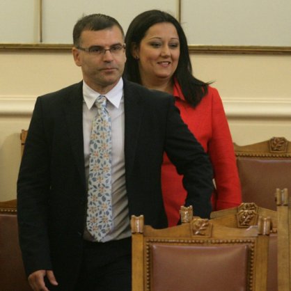 Министрите на финансите и на регионалното развитие Симеон Дянков и Лиляна Павлова