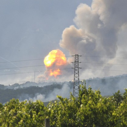 Взривове в склад за боеприпаси край Петолъчката