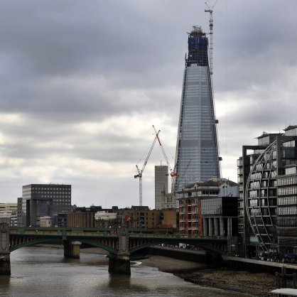 Строят най-големия небостъргач в ЕС до Темза