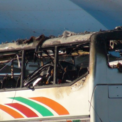 Взрив на автобус с израелски туристи на летище 