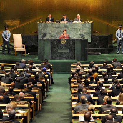 Сесия на Общото събрание на ООН - Дилма Русеф