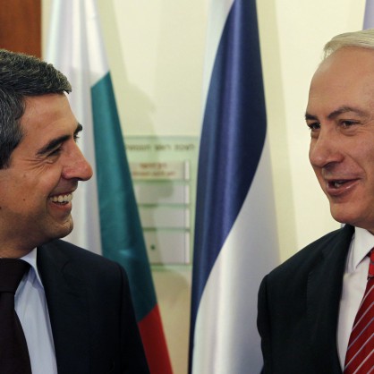 Президентът Росен Плевнелиев и премиерът на Израел Бенямин Нетаняху