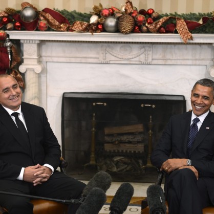 Американският президент Барак Обама и българският премиер Бойко Борисов