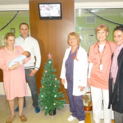 Първото родено бебе в Бургас за 2013 г.